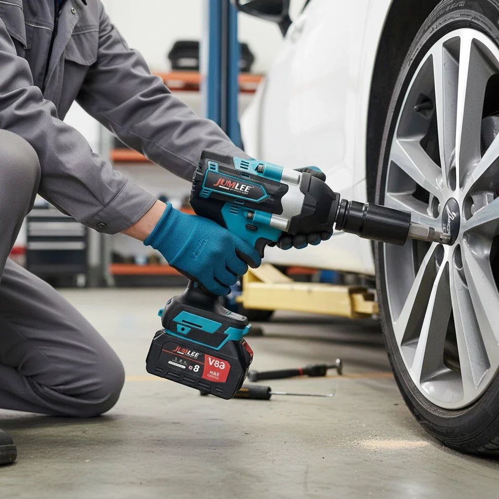Chave de Impacto Sem Fio Brushless 68V Profissional + 2 BATERIAS DE BRINDE!